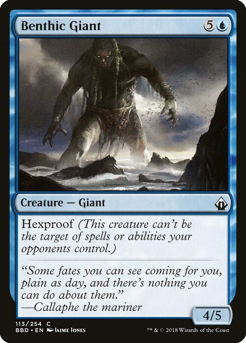 Benthic Giant Card Front