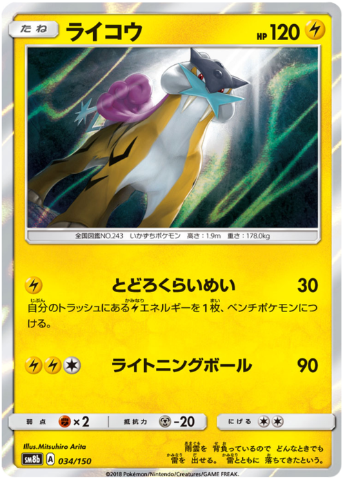 Raikou Card Front