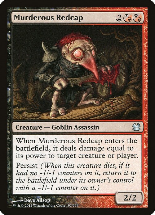 Murderous Redcap Card Front