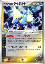 Team Aqua's Manectric