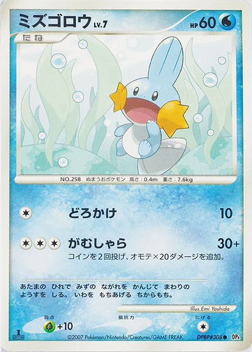 Mudkip Card Front