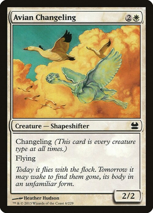 Avian Changeling Card Front