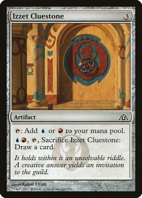 Izzet Cluestone Card Front