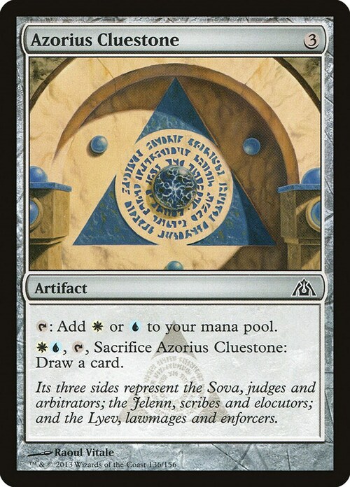 Azorius Cluestone Card Front