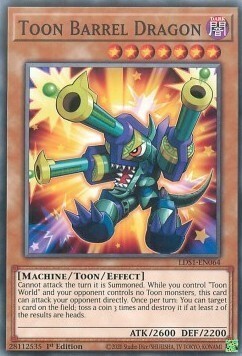 Toon Barrel Dragon Card Front