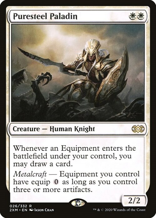 Puresteel Paladin Card Front