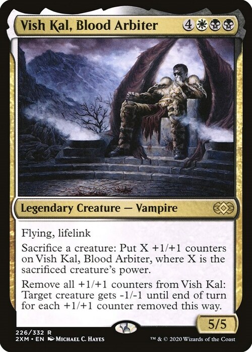 Vish Kal, Blood Arbiter Card Front