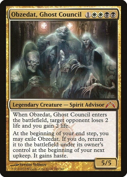 Obzedat, Ghost Council Card Front