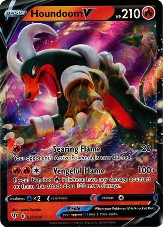 Houndoom V Card Front