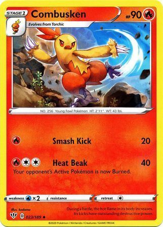 Combusken Card Front