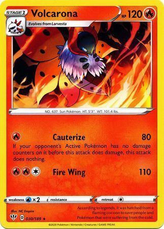 Volcarona Card Front