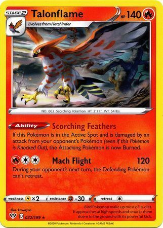 Talonflame Card Front