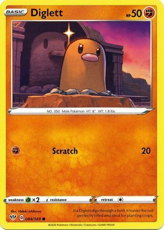 Diglett Card Front