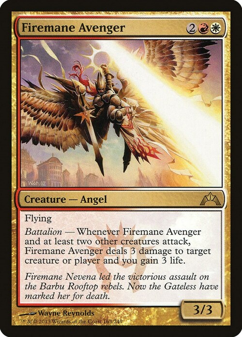 Firemane Avenger Card Front