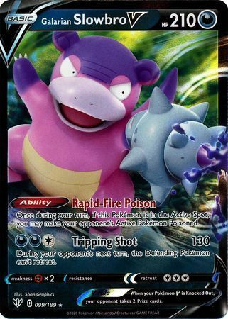 Galarian Slowbro V Card Front