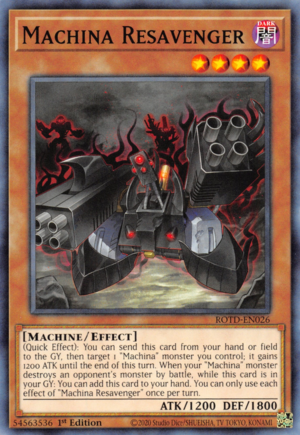 Machina Resavenger Card Front