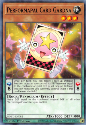 Performapal Card Gardna Card Front