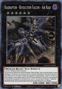 Raidraptor - Revolution Falcon - Air Raid Card Front