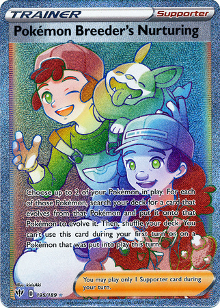 Pokemon Breeder's Nurturing Card Front