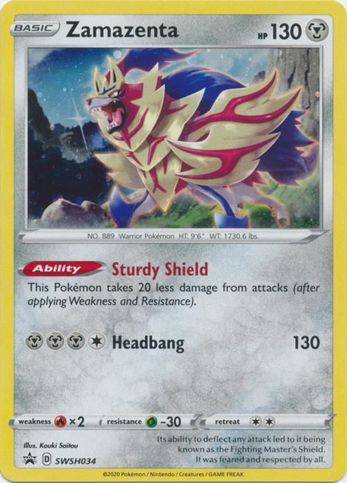 Zamazenta Card Front