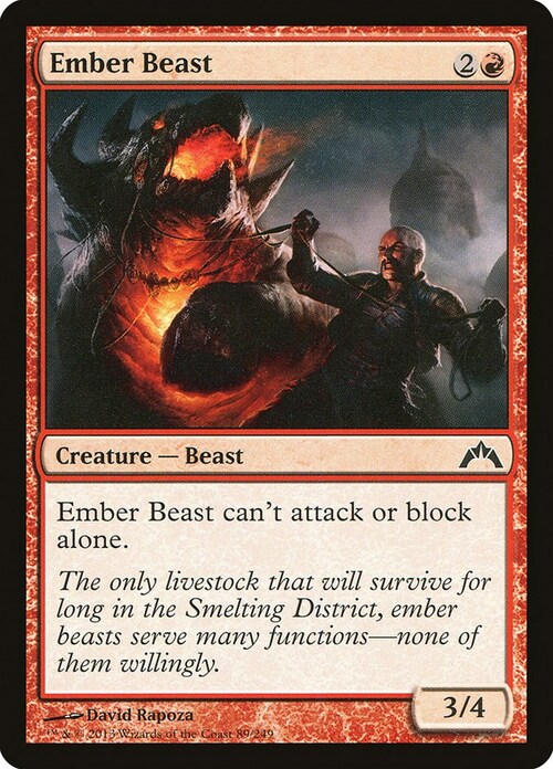 Ember Beast Card Front