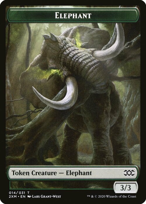 Elephant // Wurm Card Front