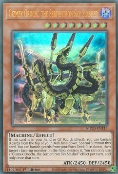 Gizmek Orochi, the Serpentron Sky Slasher Card Front