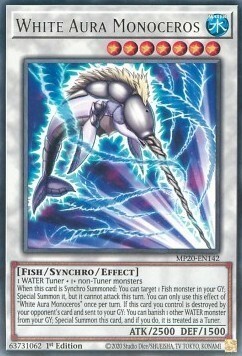 White Aura Monoceros Card Front