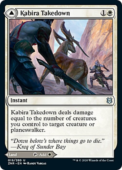 Kabira Takedown // Kabira Plateau Card Front