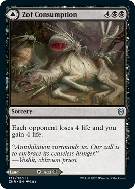 Zof Consumption // Zof Bloodbog Card Front