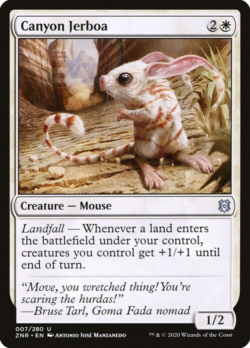 Canyon Jerboa Card Front