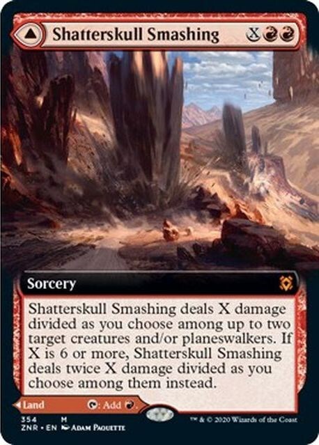 Shatterskull Smashing // Shatterskull, the Hammer Pass Card Front