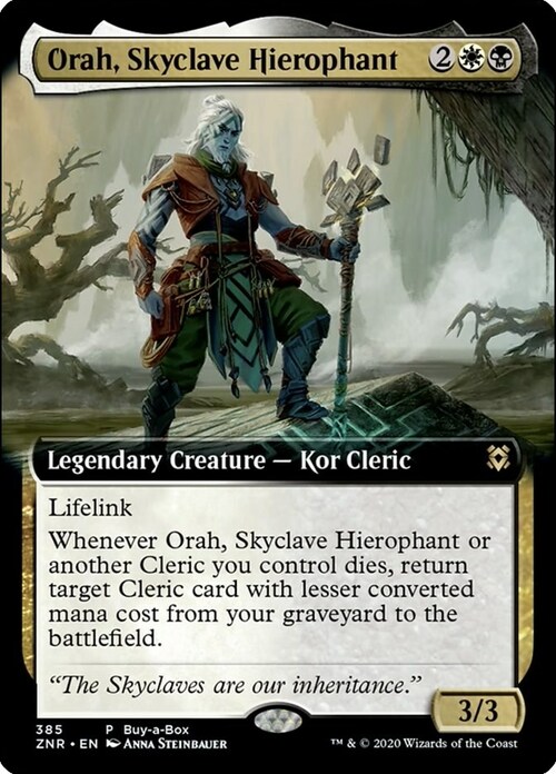 Orah, Skyclave Hierophant Card Front