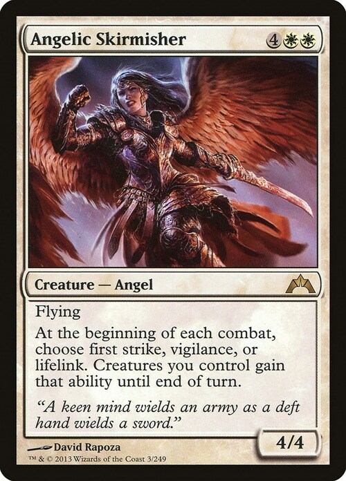 Angelic Skirmisher Card Front