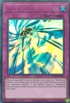 Black Sonic Card Front