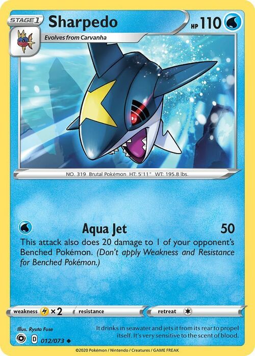 Sharpedo Card Front