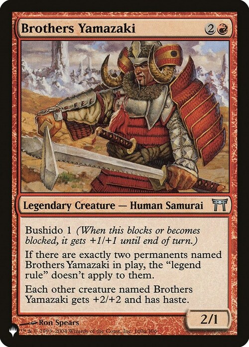 Brothers Yamazaki Card Front