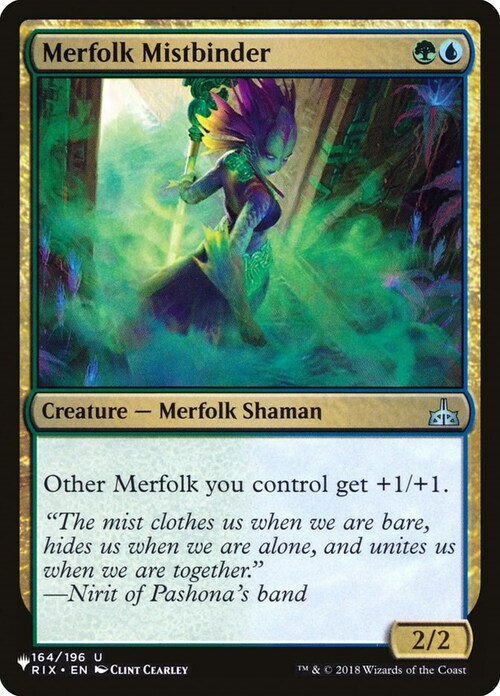 Merfolk Mistbinder Card Front