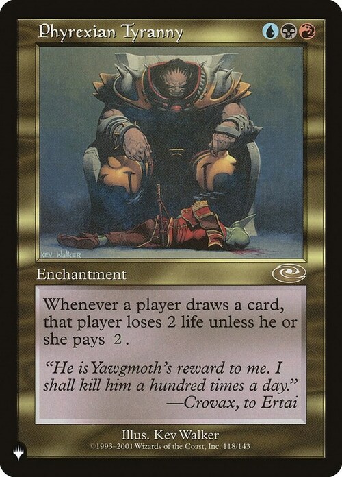 Phyrexian Tyranny Card Front