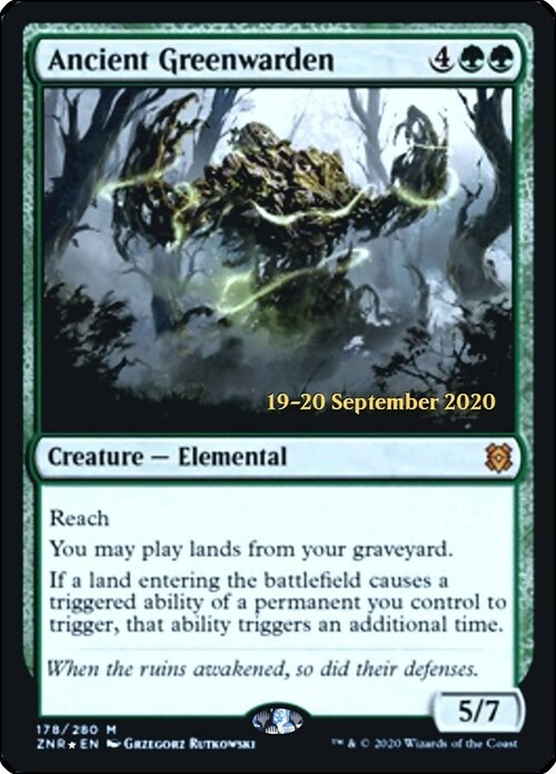 Ancient Greenwarden Card Front