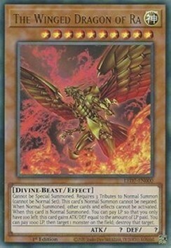 The Winged Dragon of Ra Card Front