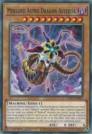 Meklord Astro Dragon Asterisk Card Front