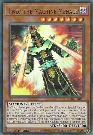 Jinzo the Machine Menace Card Front