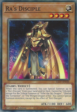 Ra's Disciple Card Front