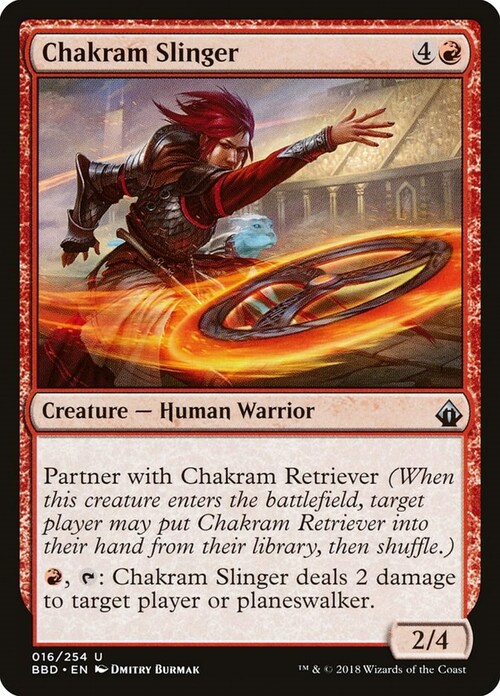 Chakram Slinger Card Front