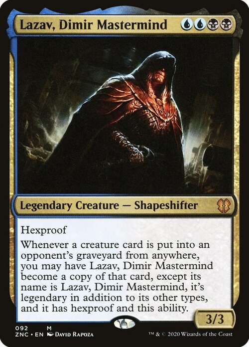 Lazav, Dimir Mastermind Card Front