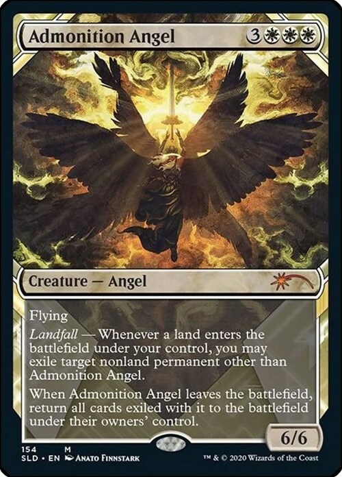 Admonition Angel Card Front