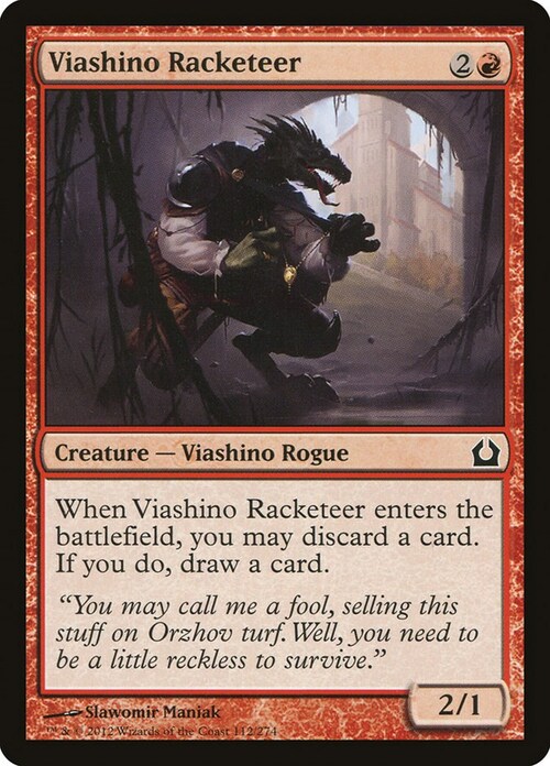 Viashino Racketeer Card Front