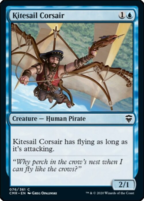 Kitesail Corsair Card Front