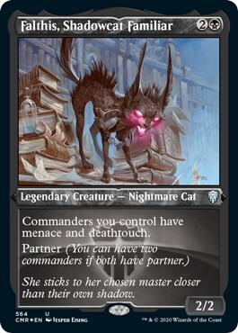 Falthis, Shadowcat Familiar Card Front